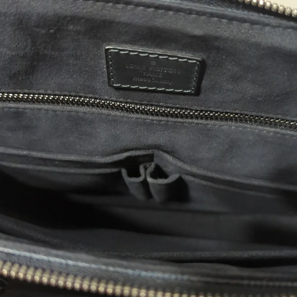 Cobalt Damier Tote Shoulder Bag. LOUIS VUITTON